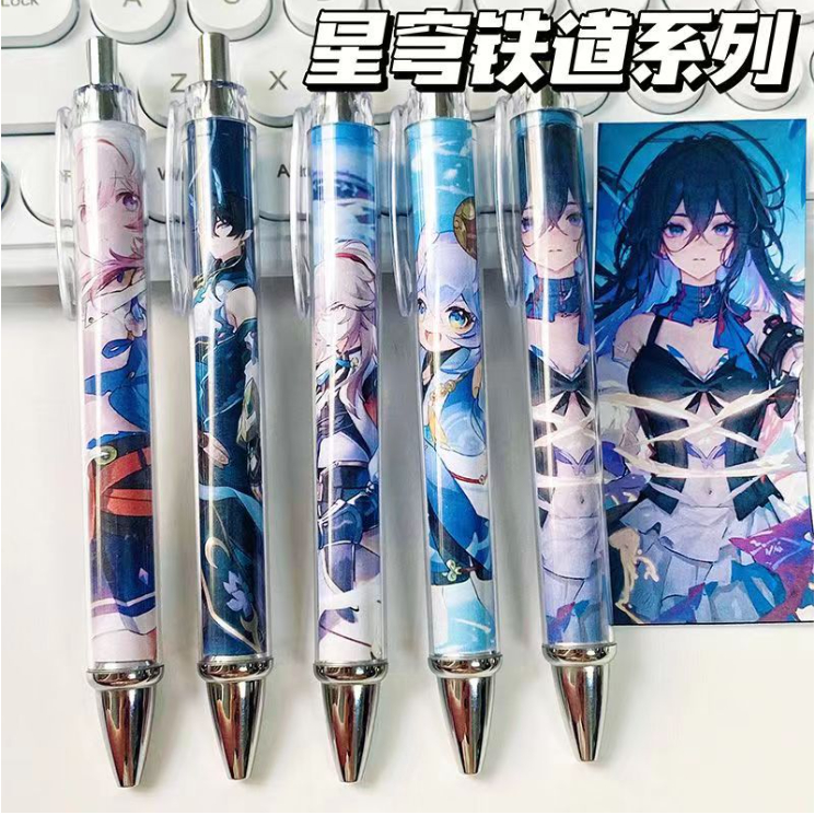 Honkai Star Rail Bailu Blade Ballpoint Pen Famous Jingyuan Luacha Seele ...