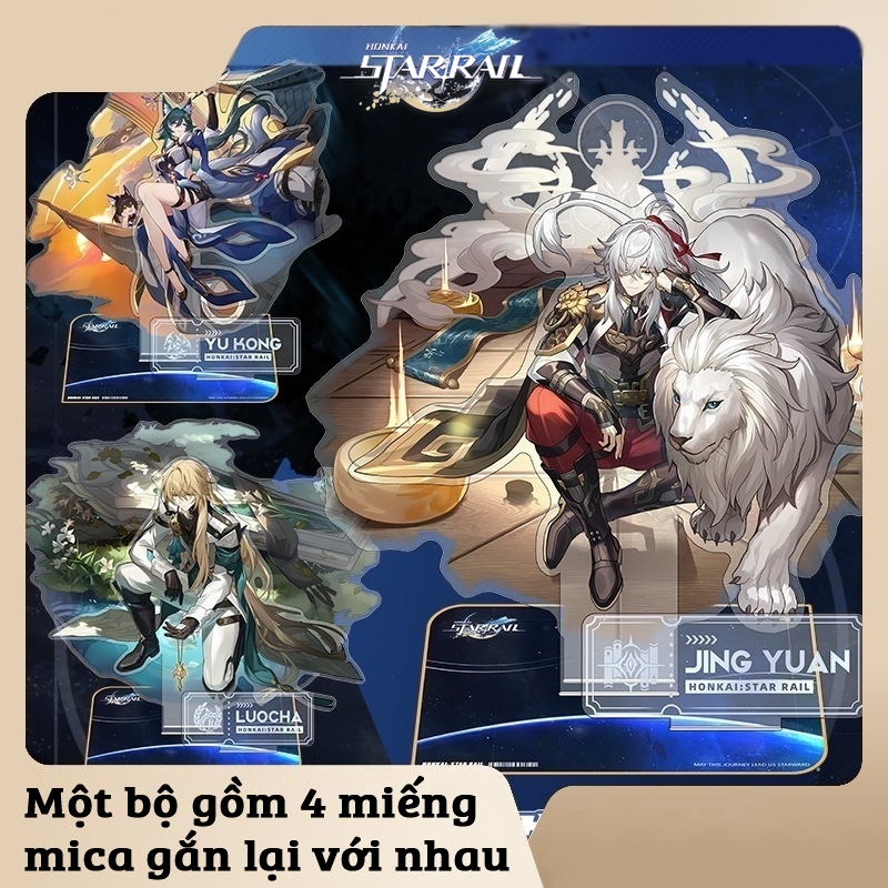 [Special Type] Honkai Star Rail game mica Standee statue with landscape ...
