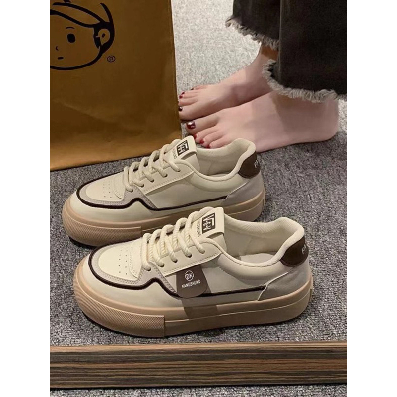 Women Guangzhou Sneakers With Black And Brown Edges 2023 | Shopee ...