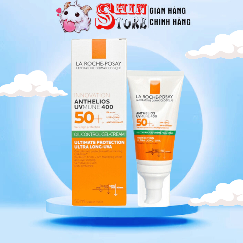 La RochePosay Sunscreen With Oil Control SPF50+ 50ml For Genuine Oily