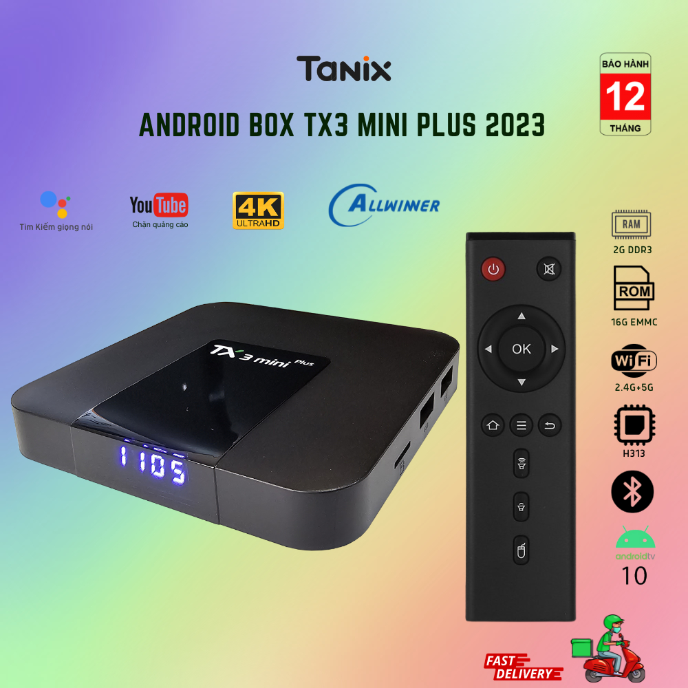 Android TV box TX3 Mini Plus 2023 CPU H313 Android ATV 10 Ram 2G memory ...