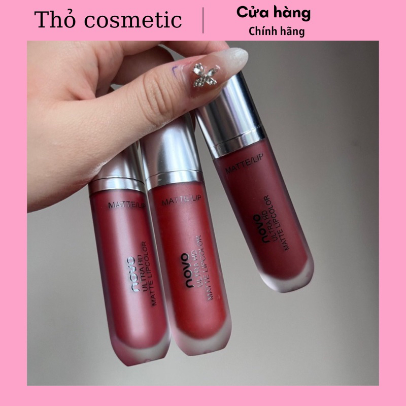 Novo Fat ultra Red Brown Genuine Lipstick | Shopee Philippines