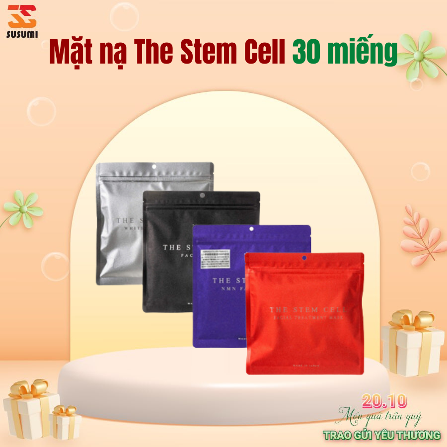 The Stem Cell Face Mask Japanese Mask Stem Cell Face Mask 30 Pieces