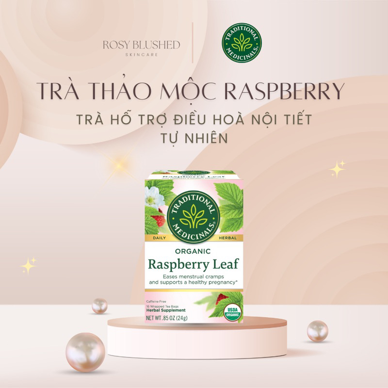 Traditional Medicinals Red Raspberry Leaf Tea Supports Hormonal ...