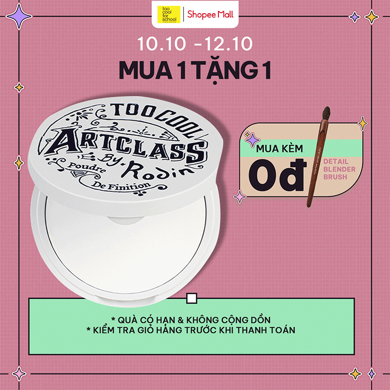 Too cool for school art class by rodin finish setting pact 4g Shopee