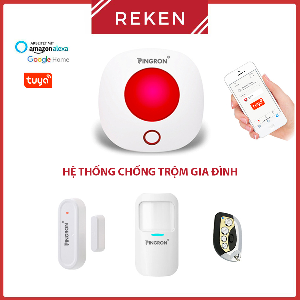 Wifi antitheft alarm, Antifamily system, Pingron S016T doormounted