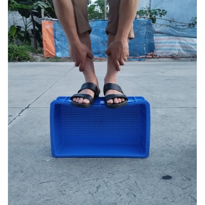 Baki fish tank filter tray, many sizes of blue tray Shopee Philippines