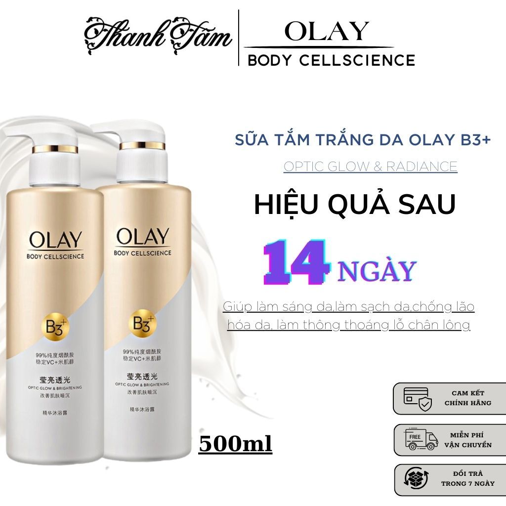 Olay BODY CELLSCIENCE Vitamin B3 Shower Gel (Niacinamide), Retinol