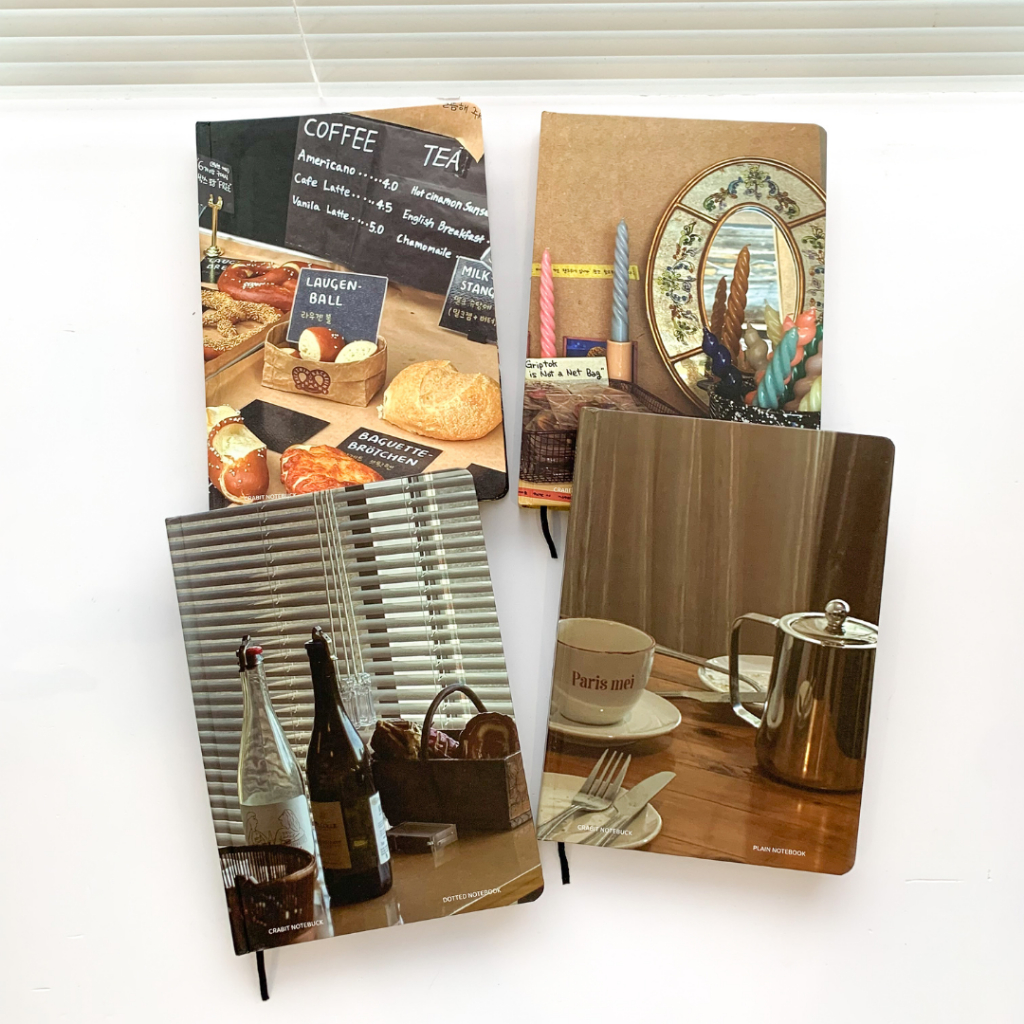 A5 notebook with horizontal dot grid 130gsm Crabit Moments Collection ...