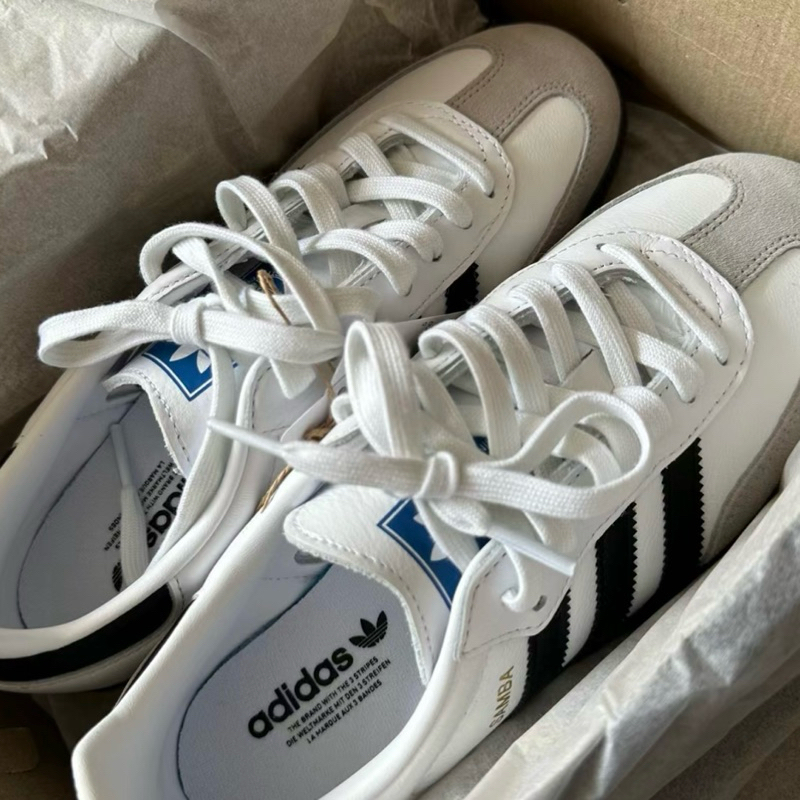 [Tomday] Adidas Samba Replacement Shoe Laces 120cm Long Black and White