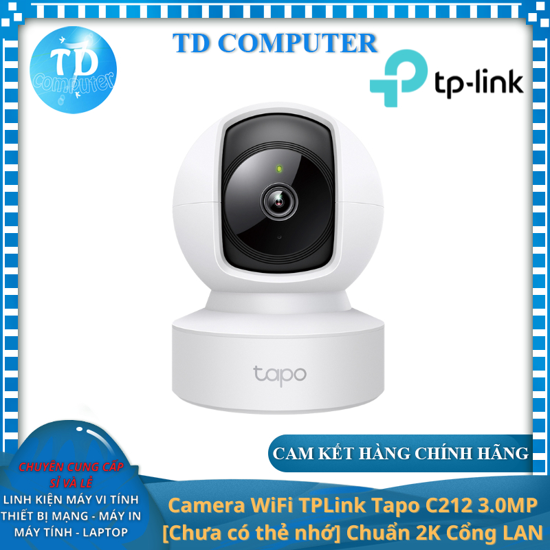 Tplink Tapo C212 3.0MP WiFi Camera [With 64GB Memory Card] Standard 2