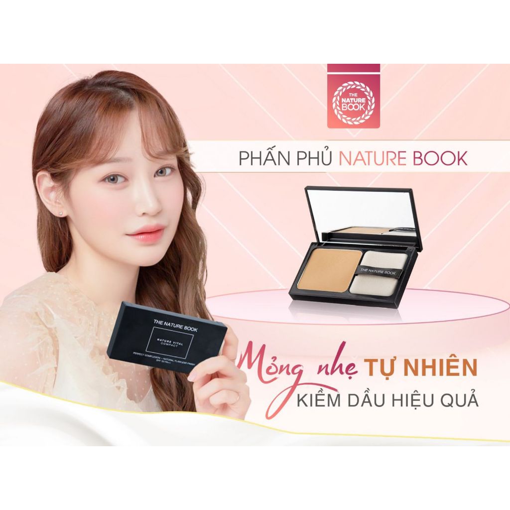 The Nature Book Vital Compact SPF30 / PA + + Powder Coating Is Alkaline