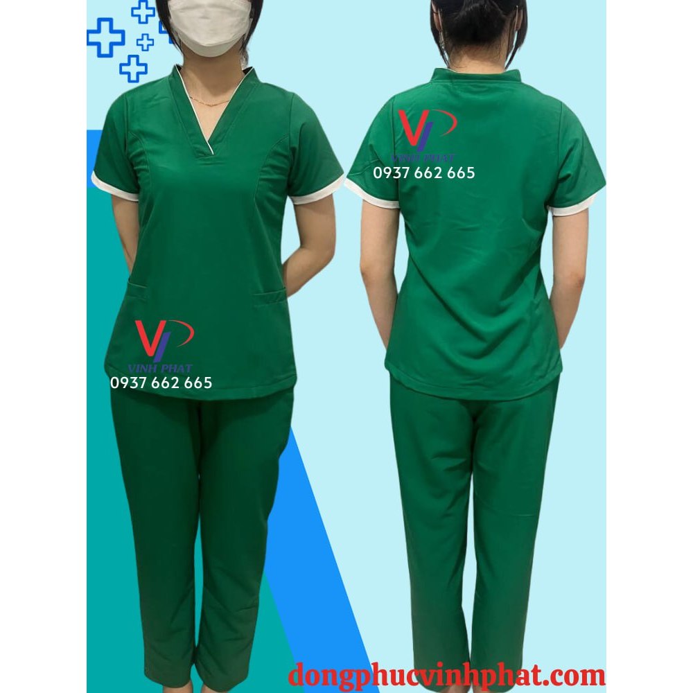 Doctor Scrubs, Surgery Uniforms, Surgery, Blue Spa Uniforms With White