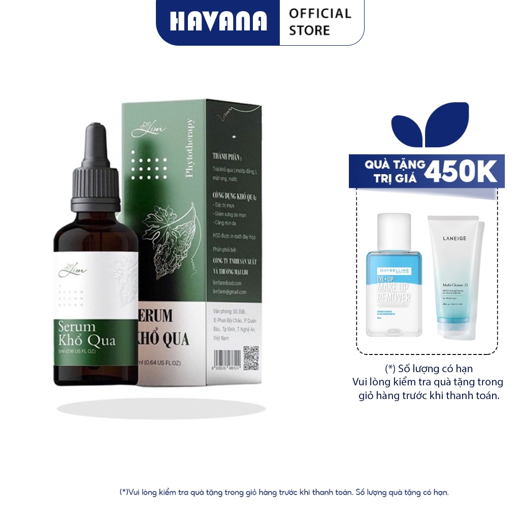 Bitter Melon Acne Reduction Serum Genuine Lim Farm Serum 5ml Shopee