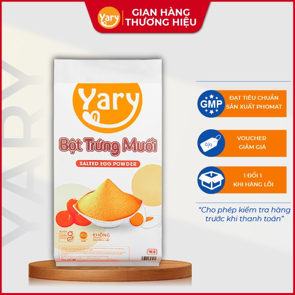 Yary Salted Egg Powder Pack 1Kg, Egg Cream Powder, Salted Egg Sauce