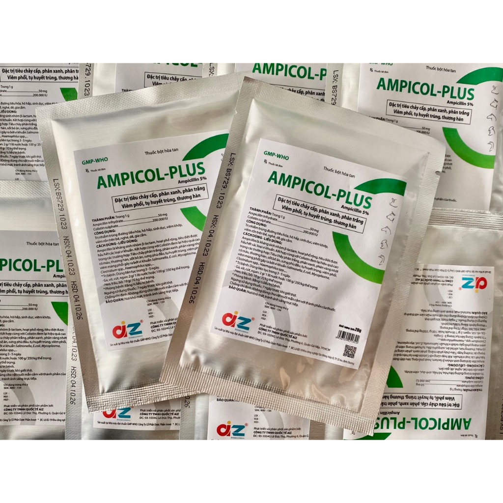 Aiz AmpicolPlus 20gr Acute Diarrhea, Green Stools, White Stools
