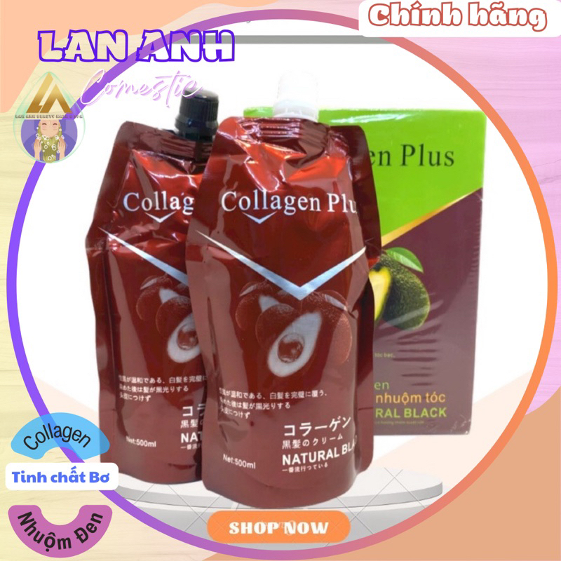 Black Avocado Collagen Hair Dye At Home Hair No Sticky Scalp No Fade ...