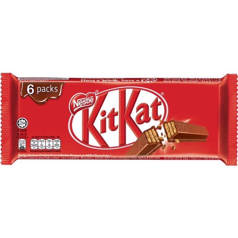 Kitkat Chunky milk chocolate sponge cake 102g 6 packs | Shopee Philippines