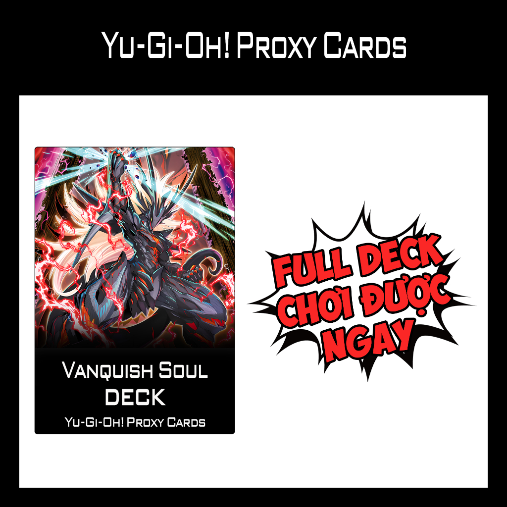 YUGIOH Cards - Vanquish Soul Deck - 1 SIDE PRINTED (60 Cards) Board Games  Card Games | Shopee Philippines