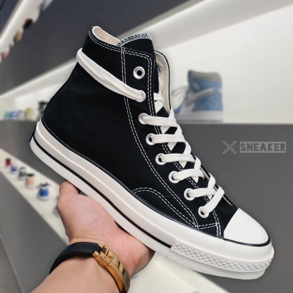 Convers Chuck Taylor 1970s Shoes Black and White, Convers 1970s Shoes ...