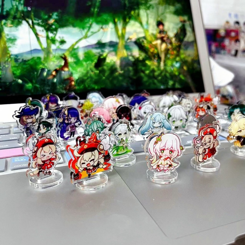 Cute chibi decorative tabletop standee Genshin model 3cm | Shopee ...