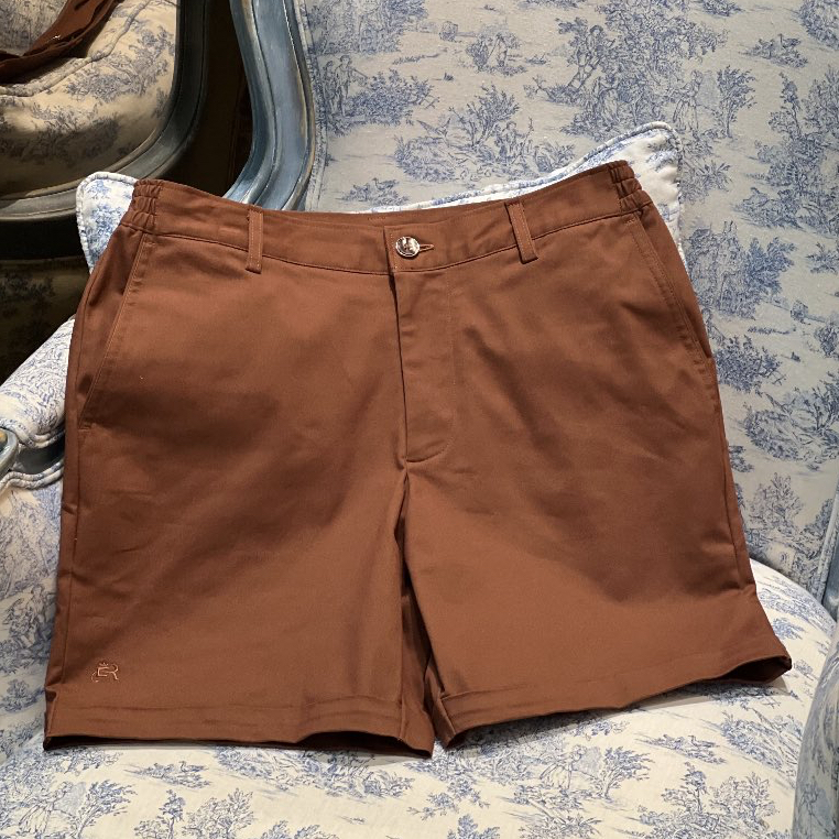 Men's short shorts FERIK cotton fabric, elastic belt back, 2way