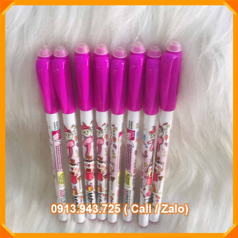 Thien Long GELE01 Gel Ballpoint Pen In Purple Can Be Erased (1 Tree