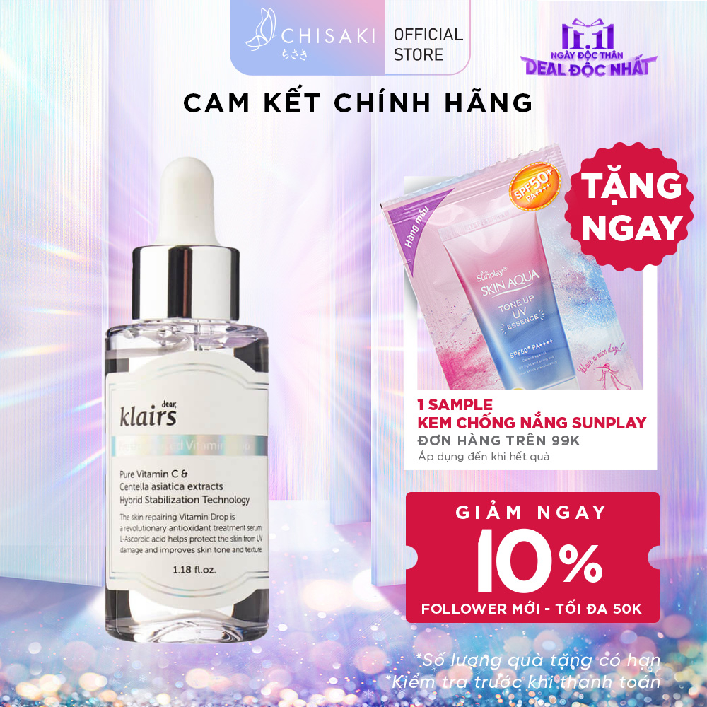 Klairs Vitamin C Serum For Sensitive Skin 35ml Shopee Philippines