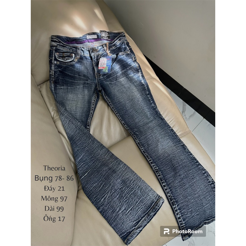 Theoria low-rise jeans y2k japanese 2hand new | Shopee Philippines