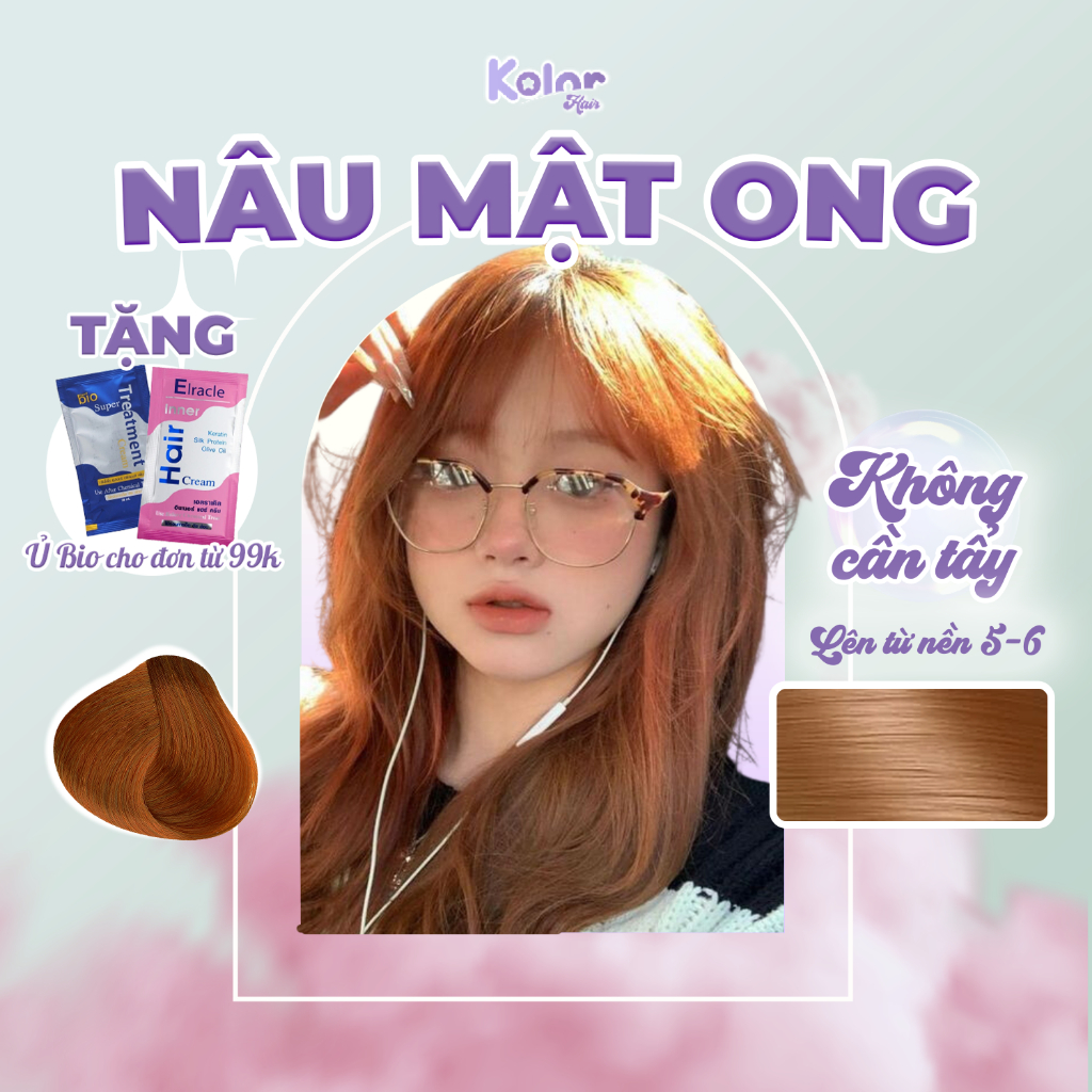 Hair Dye Super Nourishing Hair Color Honey No Bleach, Hair Dye At Home