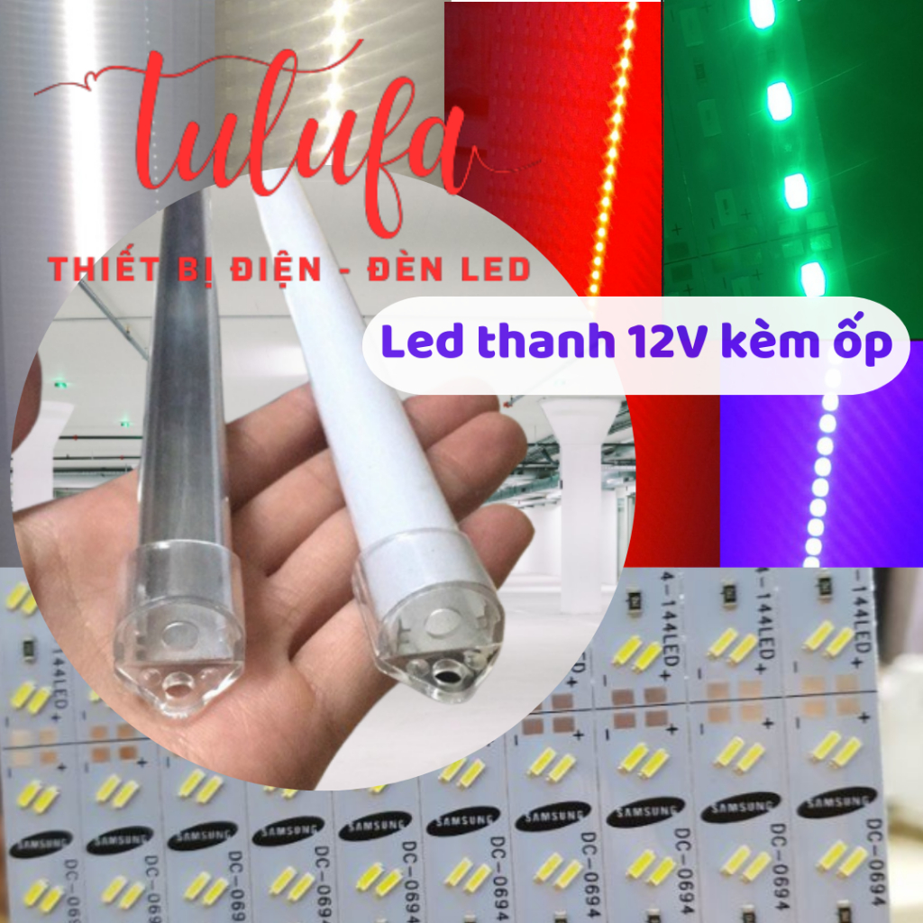Led bar 5730 4014 5054 dual led eyes using 12v electricity with case ...