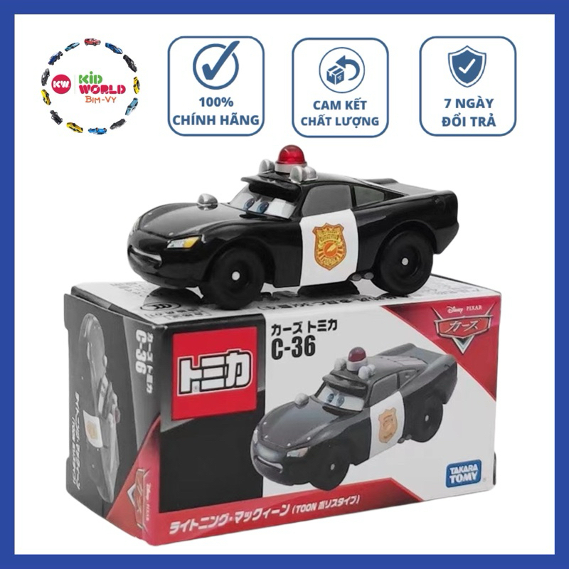 Tomica Box Disney Pixar Cars Lightning McQueen C-36. Ms: 239. | Shopee ...