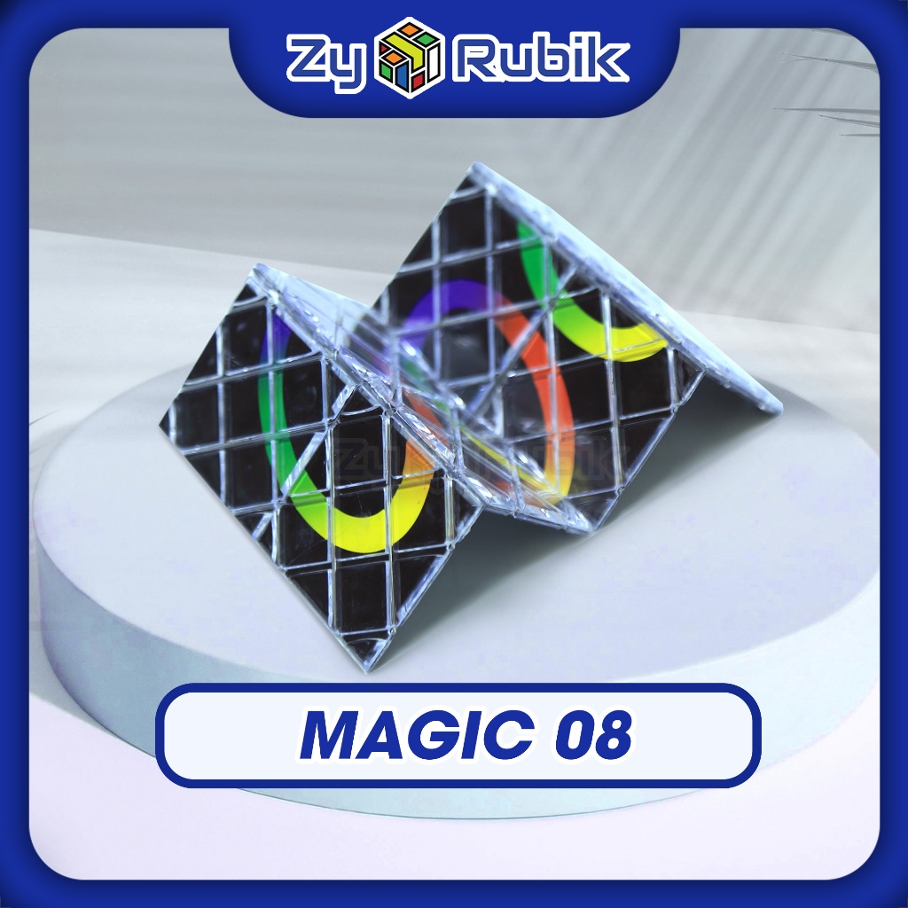Rubik Variant Magic LingAo 8 Panel Black- Rubic Variant Wisdom Toy ...