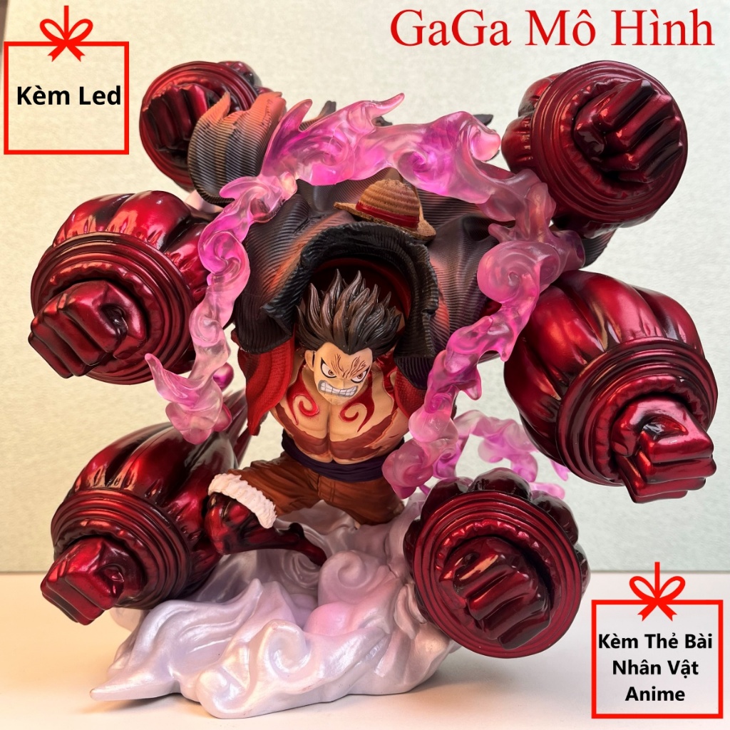 Onepiece Luffy Gear 4 Model Super Big 6 Sharp Punches - Gagomohih (With ...