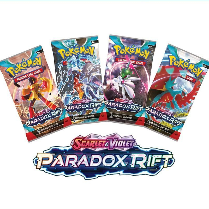 Genuine Pokemon TCG Paradox Rift Paldea Evolved Scarlet & Violet Pack ...