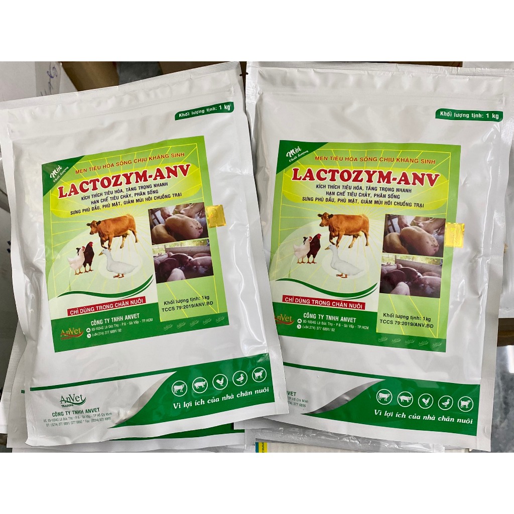 Anvet LactozymAnv 1kg Supports Digestion, Rapid Weight Gain, Limits