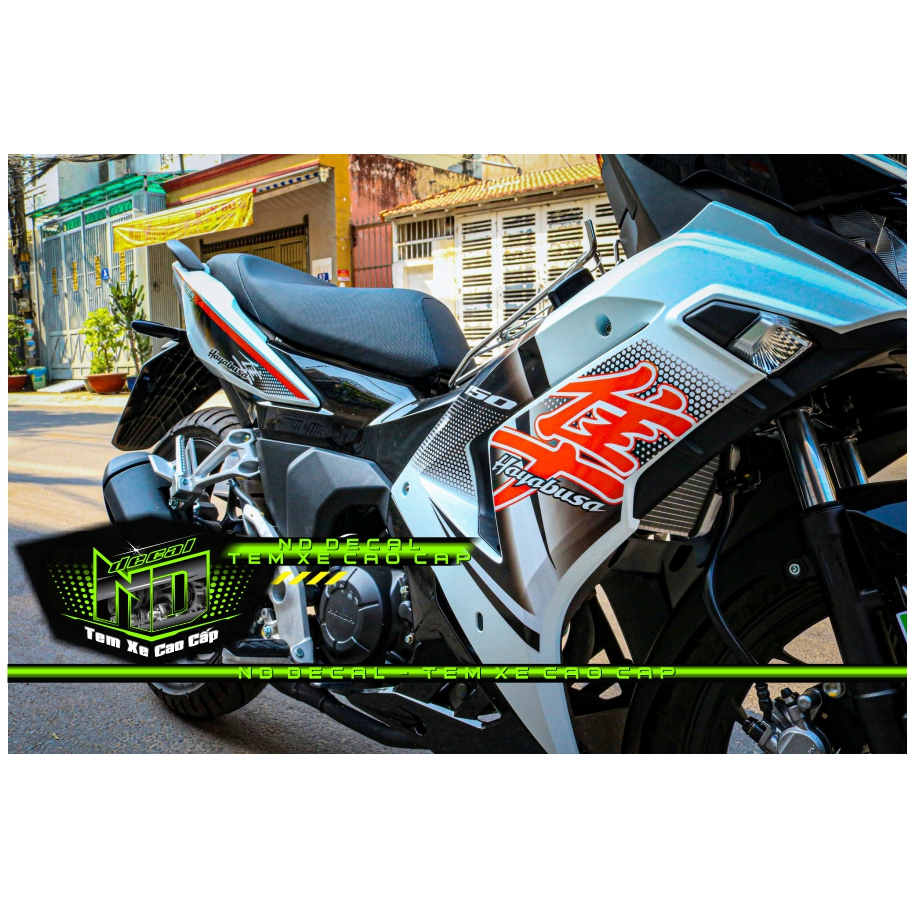 Winner V3 white removable stamp - cool red and black Hayabusa Chinese ...