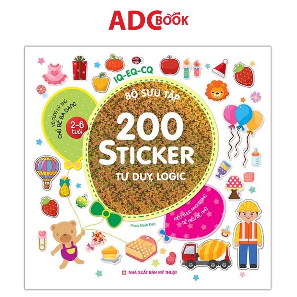 Book - Collection of 200 Stickers - Thinking, Logic IQ-EQ-CQ (2 - 6 ...