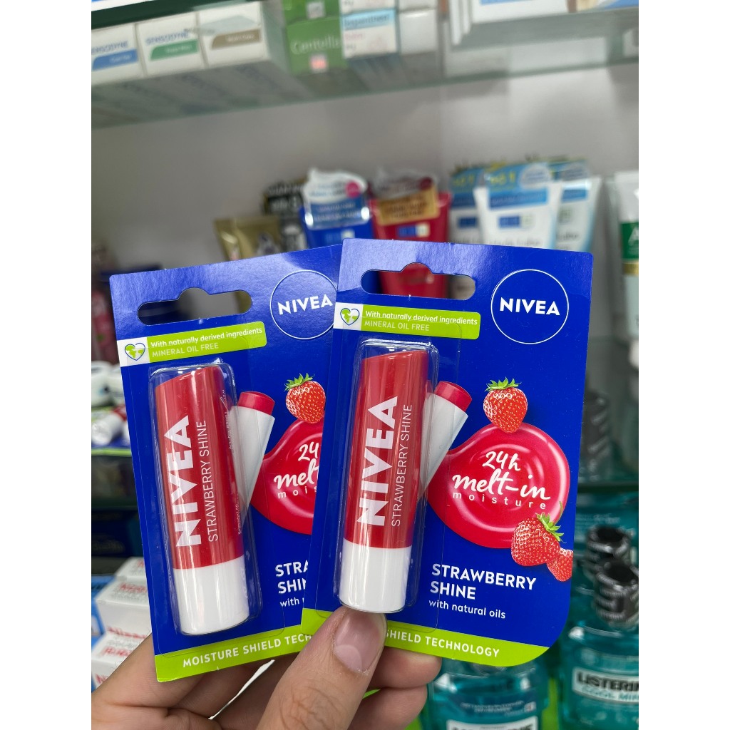 Nivea Strawberry Shine Lip Balm Strawberry Shine Lip Balm Strawberry