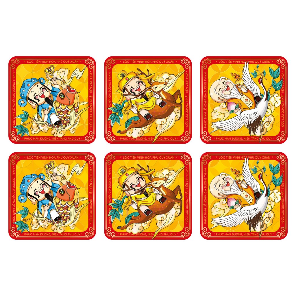 Pet Plastic Jar Stickers, Small Dac Loc Square Stamps (Set of 10 Sheets ...