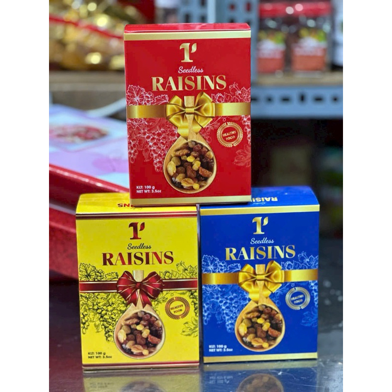 Box Of 100gr American Raisins - Full Box Of 3 Colors - Use A Very Nice ...