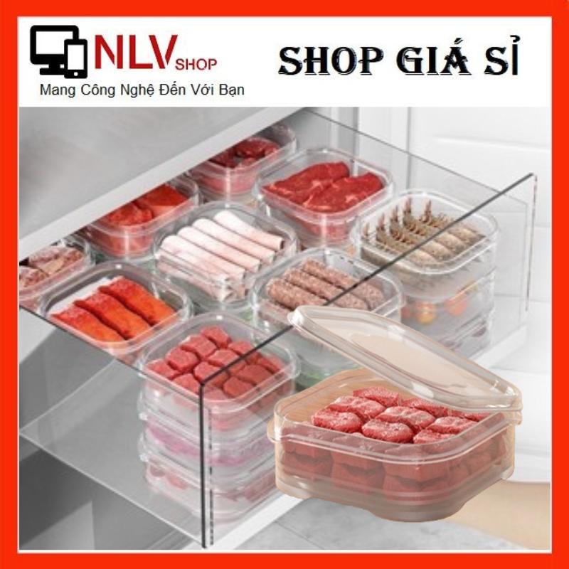 Transparent, antibacterial, portable food storage box, keeps food fresh ...