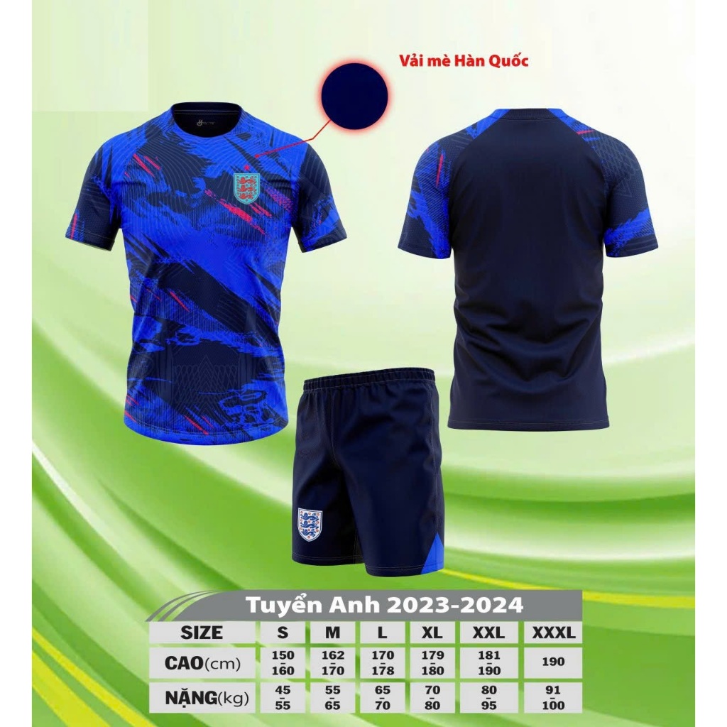 M003 - Black Blue Tet ANH Sesame Soccer Shirt 2024 - Black And Blue Tet ...