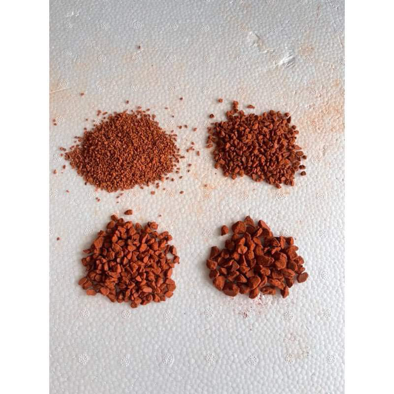 1kg Super Red ceramic substrate - snakehead fish ceramic grit on ...