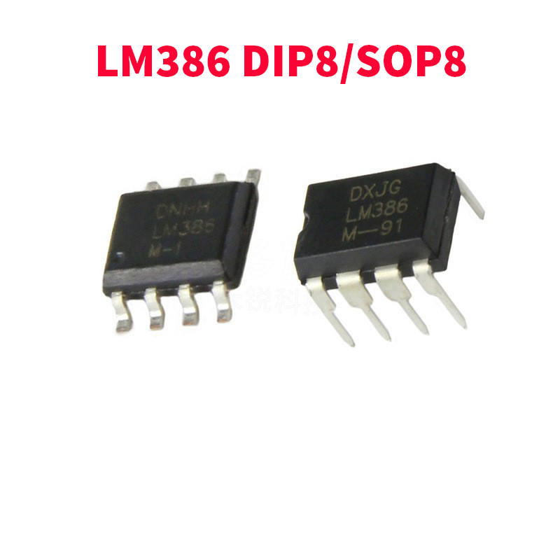 Lm386 dip 8 pin LM386 Genuine sop 8 pin - audio amplifier IC | Shopee ...