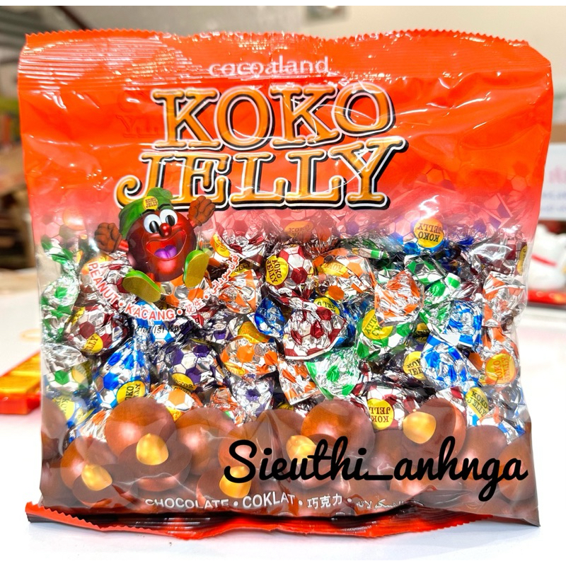 Koko Jelly-Peanut Chocolate Candy 380g Pack | Shopee Philippines