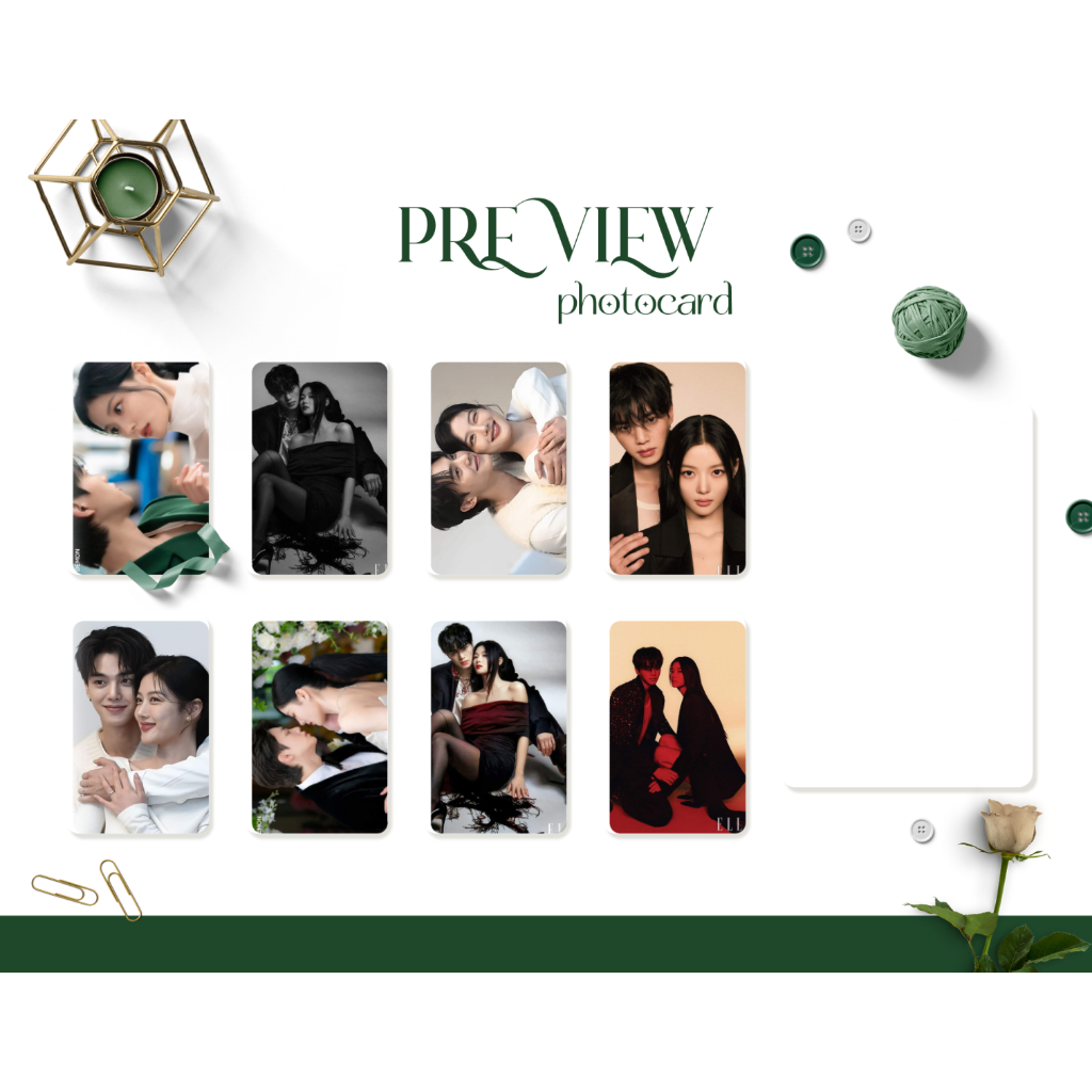 Postcard Set with sheet included Song Kang Kim Yoo Jung Shopee