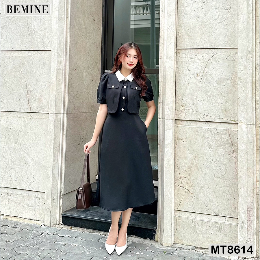 Bemine MT8614 puffy wrist dress design | Shopee Philippines