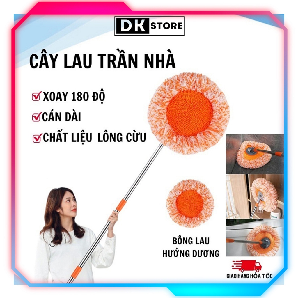 Ceiling Brush, Ceiling Sweeper, Floor Cleaner Multi-Purpose Sunflower ...