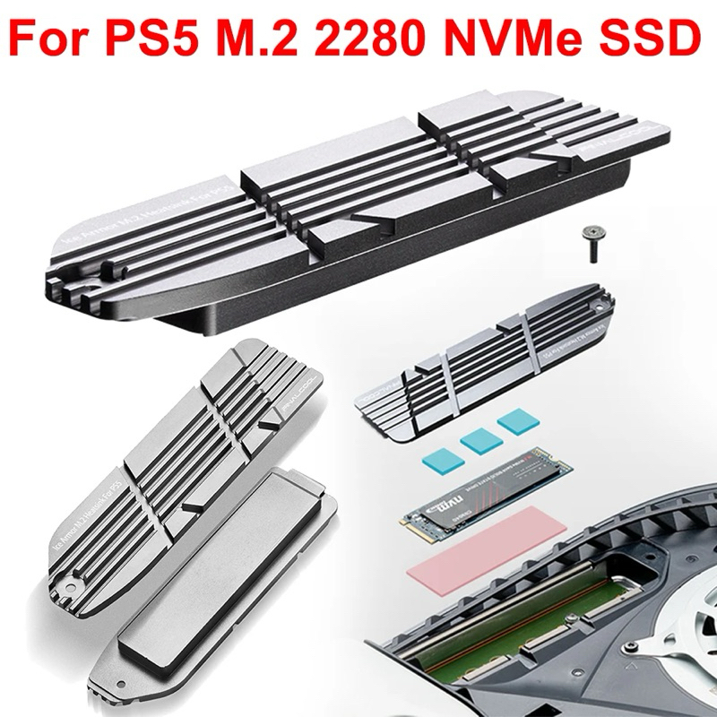 Heatsink M.2 NVME SSD Heatsink For PS5 (PlayStation 5) Comes With 3